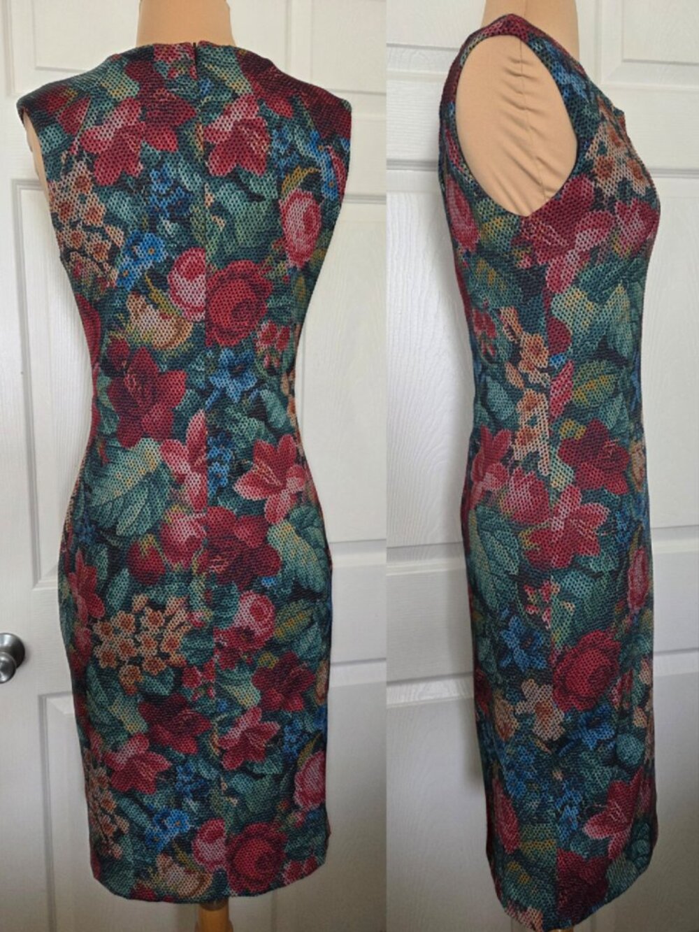 Phase 8 Sleeveless Floral Midi Floral Dress - Picture 3 of 16